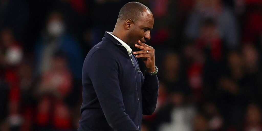 Crystal Palace Sacks Patrick Viera