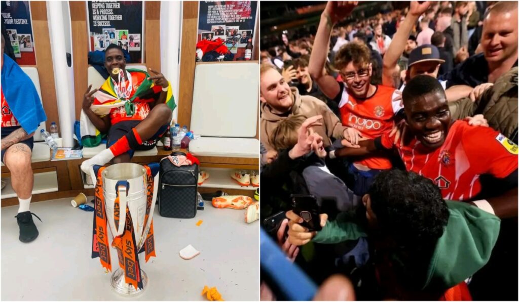 Nakamba receives praise from Zimbabweans as Luton Town soars to Premier League glory