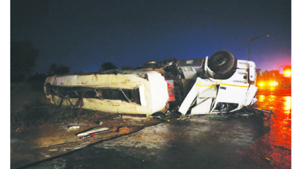 A Fuel Truck Flips Over Killing the Driver