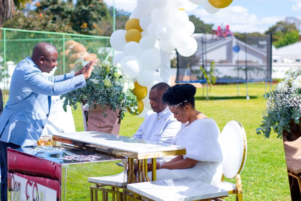 Chiwenga's Wedding Photos Go Viral; Who Knew The Vice President Could Be So Charming?