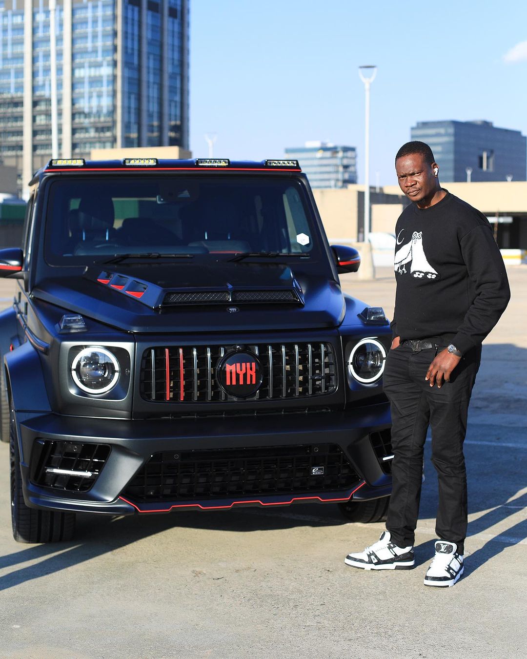 Mike Chimombe Flaunts New Customized G Wagon! PICTURES