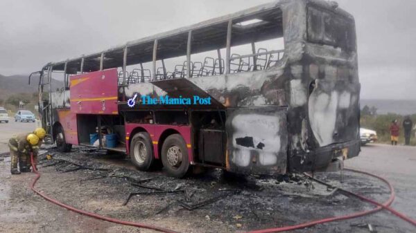 Stallion Cruise Bus Burns To Ashes In Mutare