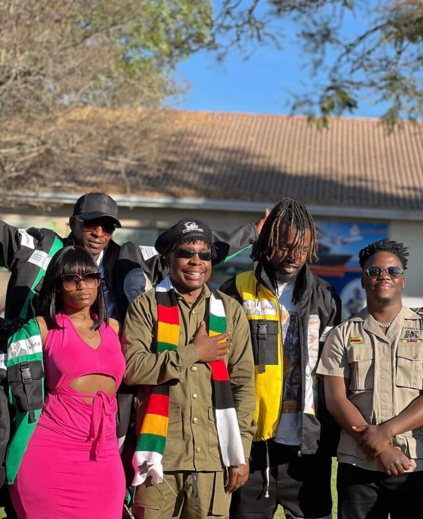 Musicians and Socialites Back Zanu PF!