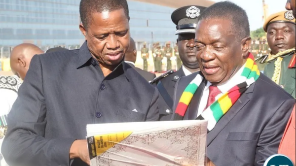 Former Zambian President Lungu will attend the Inauguration as tensions between Mnangagwa and Hichilema continue to boil