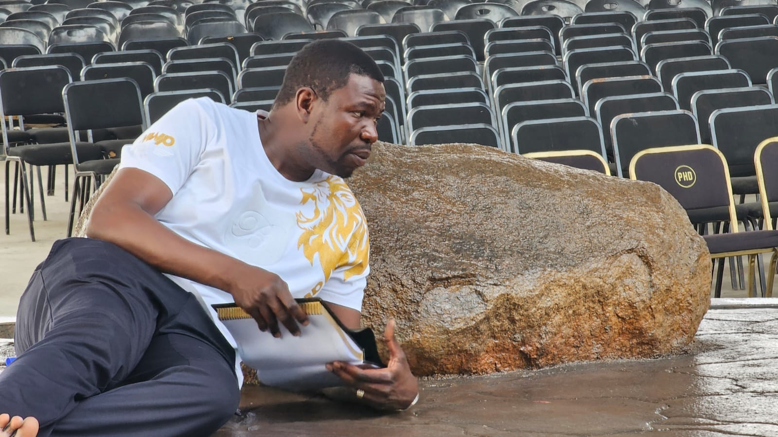 From Travelling With A Satchel Full Of Prayers To This! Magaya Back With A Rock!