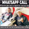 Warrior gets text to report for national duty!