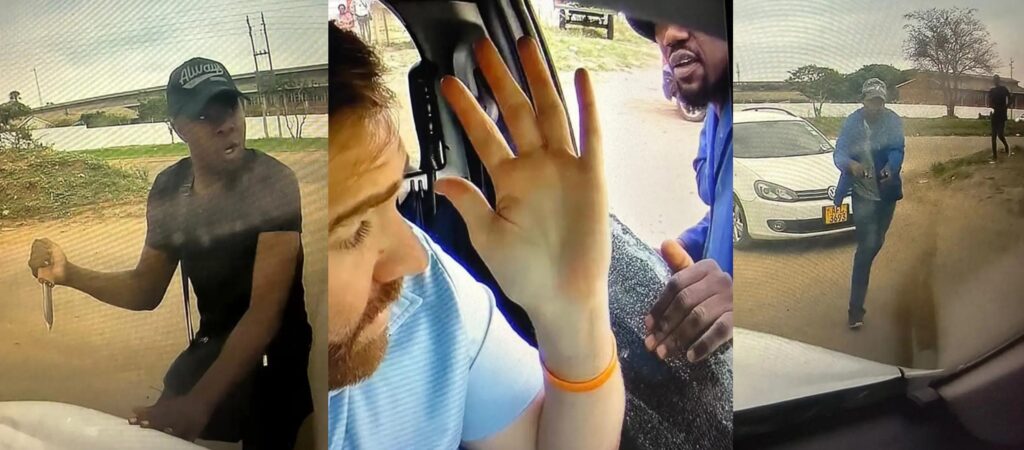 Armed Robbers Caught On Dash Cam While Robbing A Man In Southerton