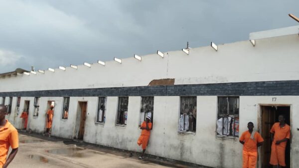 Roofs blown off at Whawha Prison complex