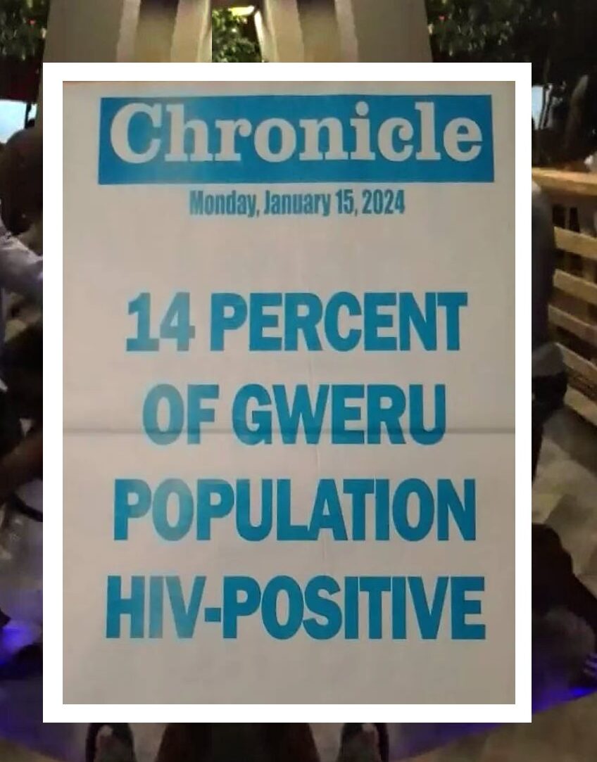 14% Of People in Gweru are HIV Positive!