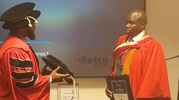 Geo Pomona CEO Dilesh Nguwaya Conferred Doctorate