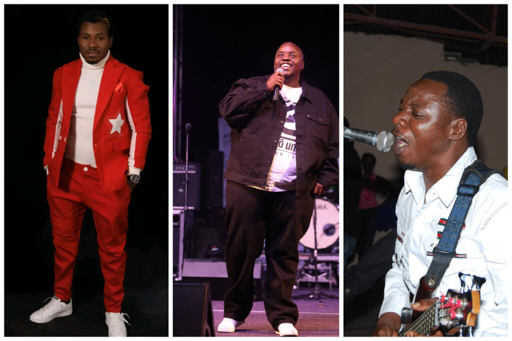 Peter Moyo (Left) Wicknell Chivayo (Centre) Alick Macheso (Right) Image via Meta