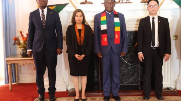 Noralyn Baja Philippines Ambassador Presents Credentials to President Mnangagwa