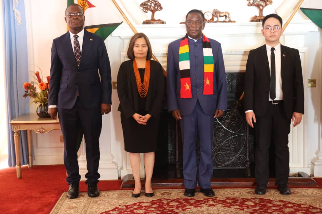 Noralyn Baja Philippines Ambassador Presents Credentials to President Mnangagwa