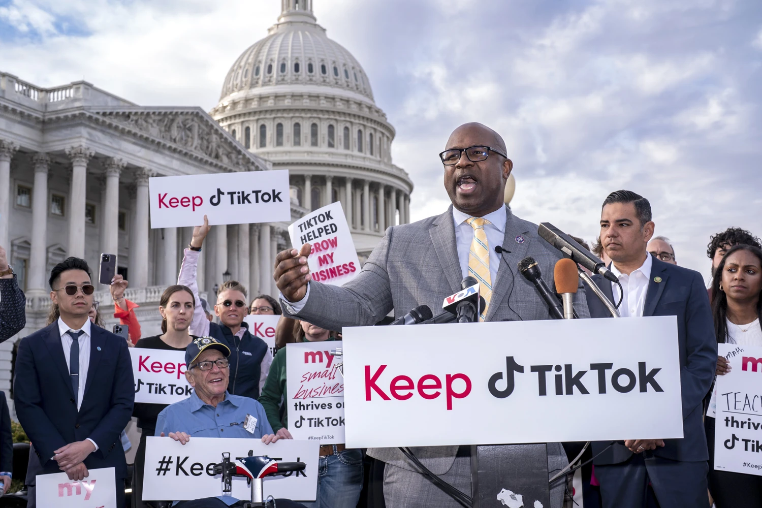 US House Passes Bill That Could Ban TikTok Nationwide Image via Internet