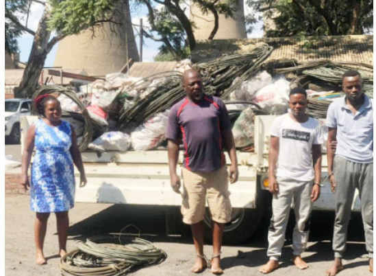 Four Arrested For Possession Of Five Tonnes Of Copper In Bulawayo