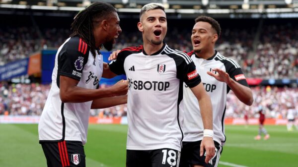 Pereira's brace secures Fulham's 2-0 victory against West Ham