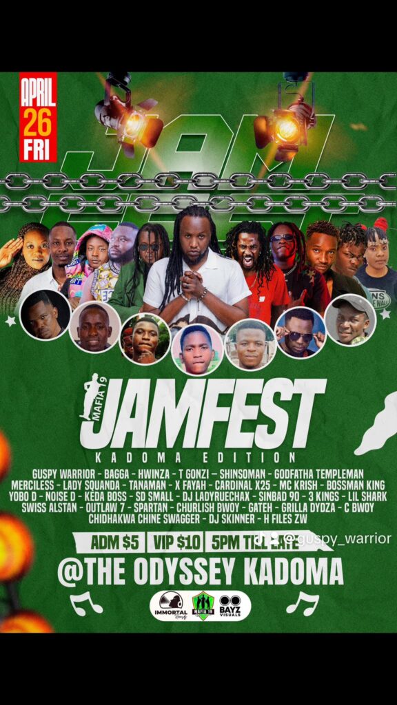 Guspy Warrior 'Mafia19' Headlines Kadoma Jamfest