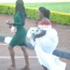 Drama As Wife Storms Hubby's Wedding With Side Chick
