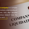 Voluntary Liquidation of Solvent Companies