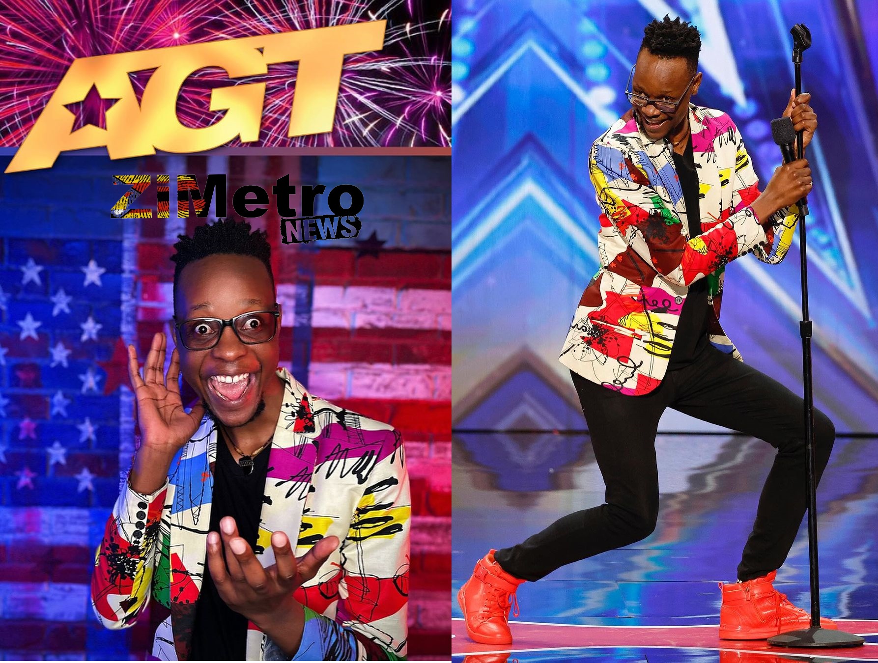 Watch As Zimbabwean Comedian Learnmore Jonasi Gets The GOLDEN BUZZER From Terry Crews On AGT!