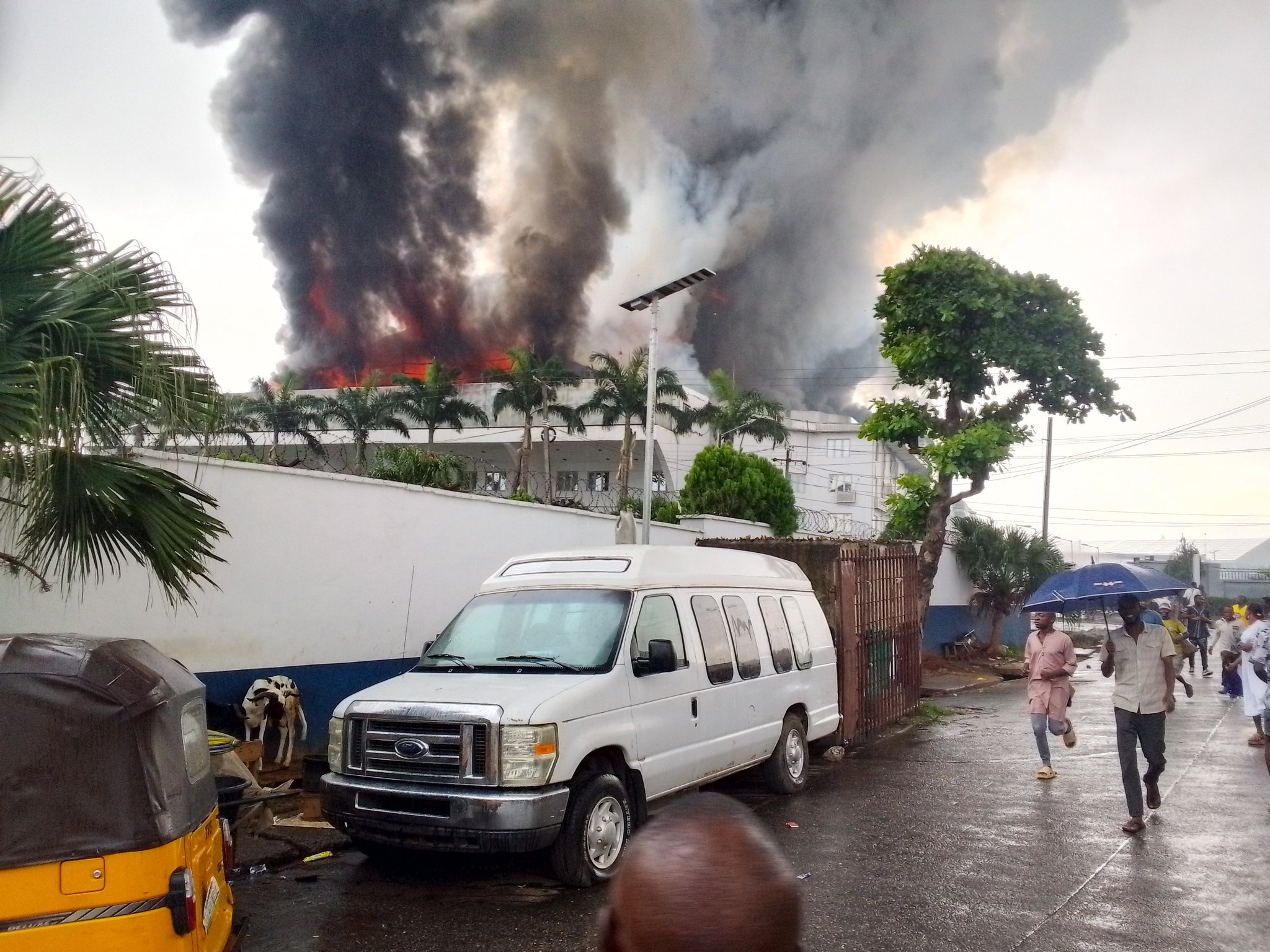 Fire Engulfs Christ Embassy Church Headquarters in Lagos