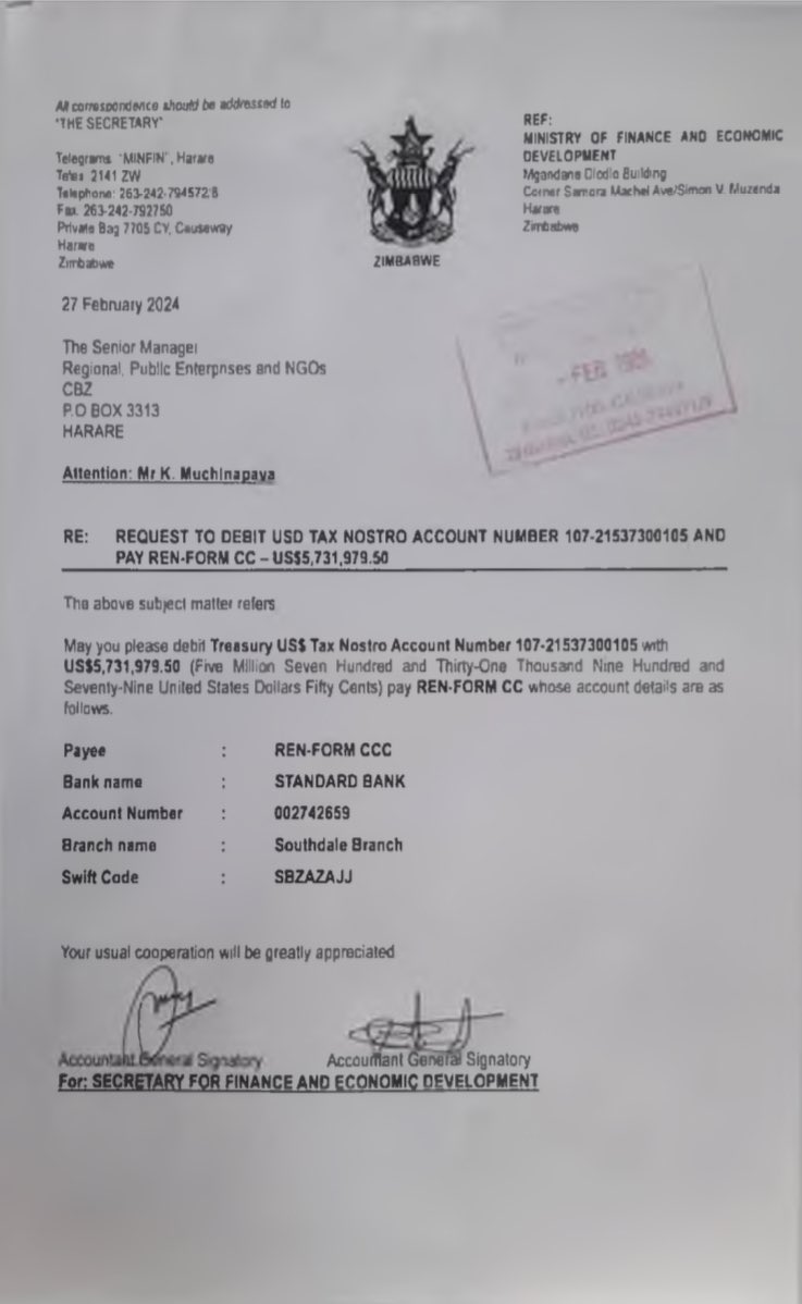 Chivayo's Payments From SA V11s Dropped!