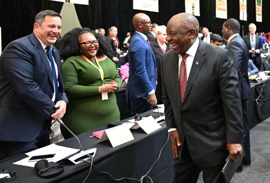 RAMAPHOSA RE-ELECTED AS THE PRESIDENT
