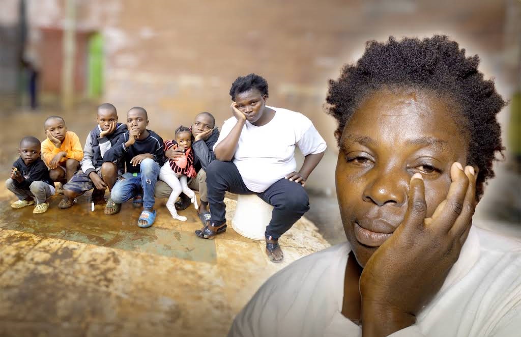 Single Mother Of 9 Kids Doesn't Know The Fathers, Watch As she Narrates What Happened!