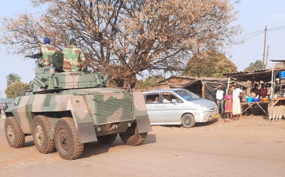 Military Trucks Roll Into Townships As SADC Summit Starts!