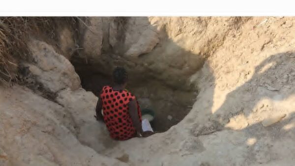 Community Forced to Drink Water from Cemetery Wells. Photocredit-Willie