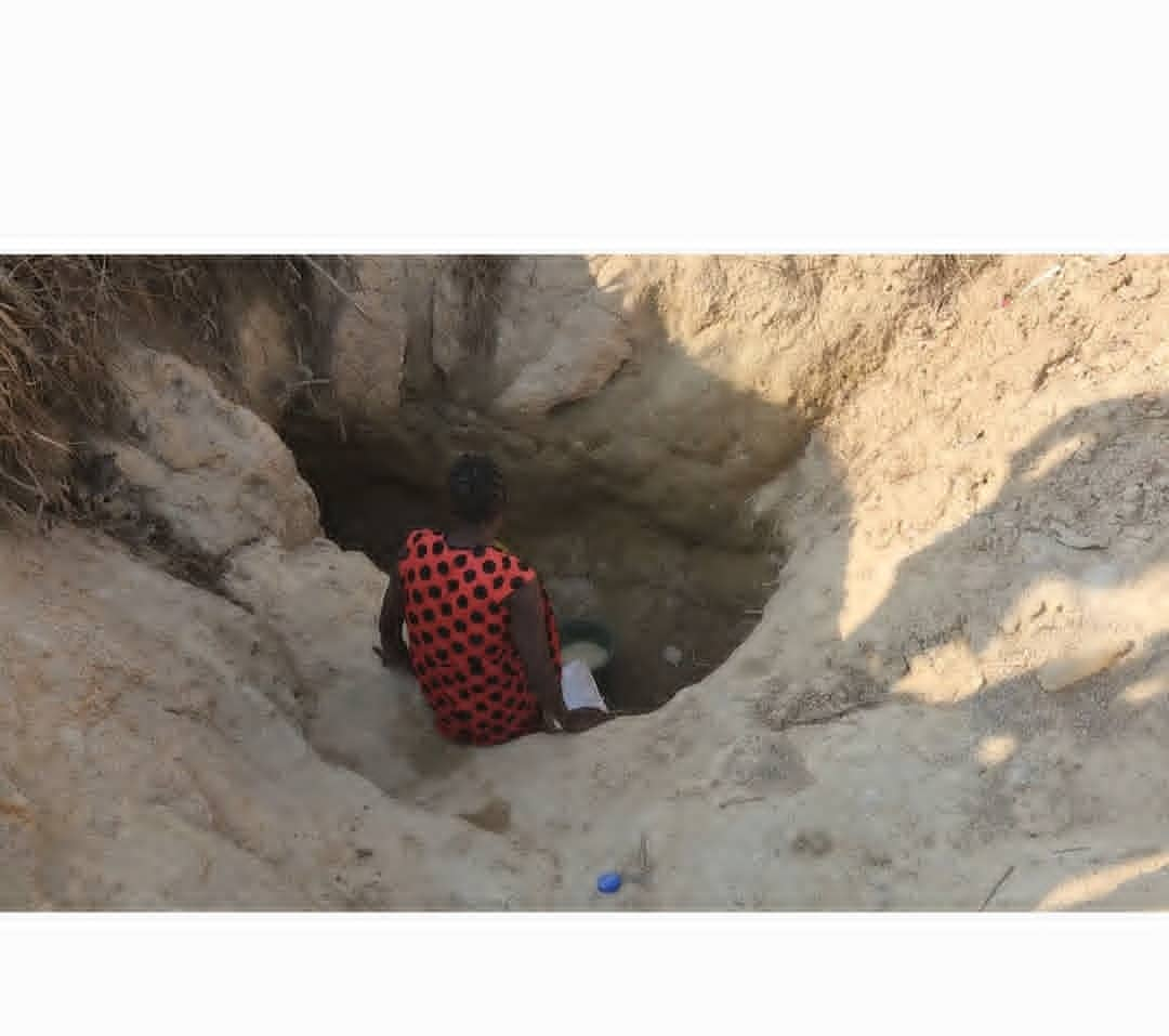 Community Forced to Drink Water from Cemetery Wells. Photocredit-Willie