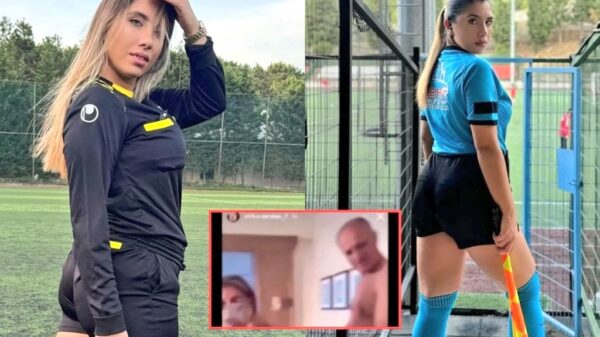 Watch: Female Football Referee's Tlof Tlof Tape Leaked, Features 61-Year-Old Man