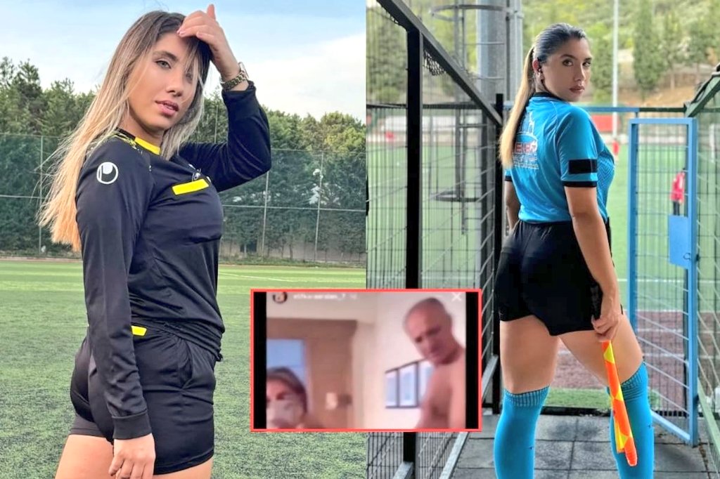 Watch: Female Football Referee's Tlof Tlof Tape Leaked, Features 61-Year-Old Man