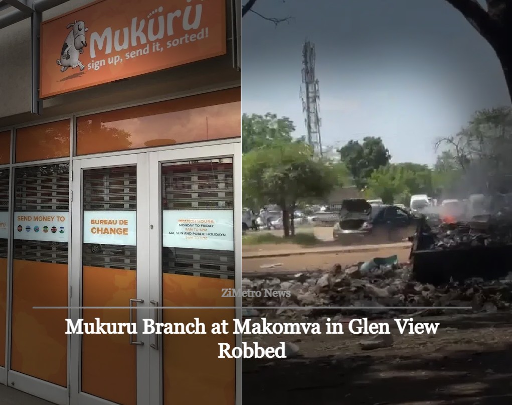 Mukuru Branch at Makomva in Glen View Robbed