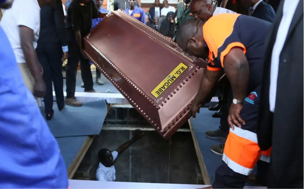 Mugabe's Children Block Grave Exhumation