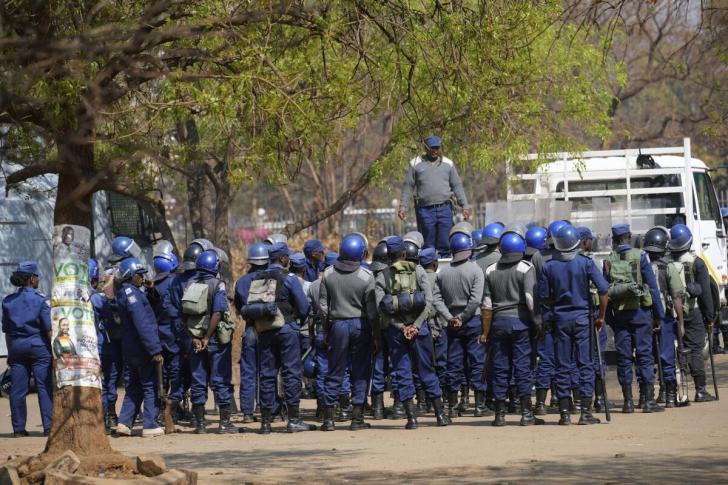 Police flood streets to crush anti-government protests