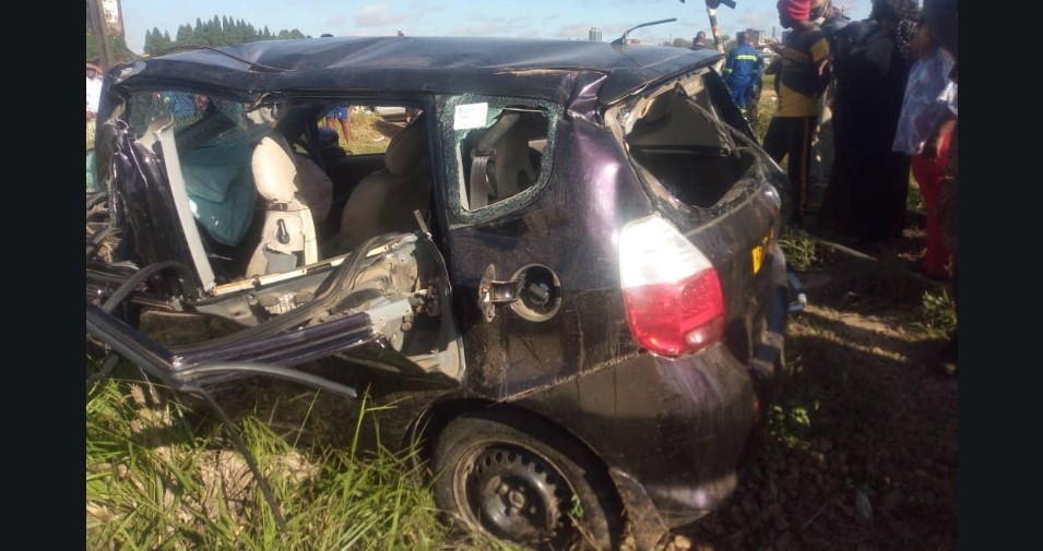 Six Injured as Car Collides with Train in Harare